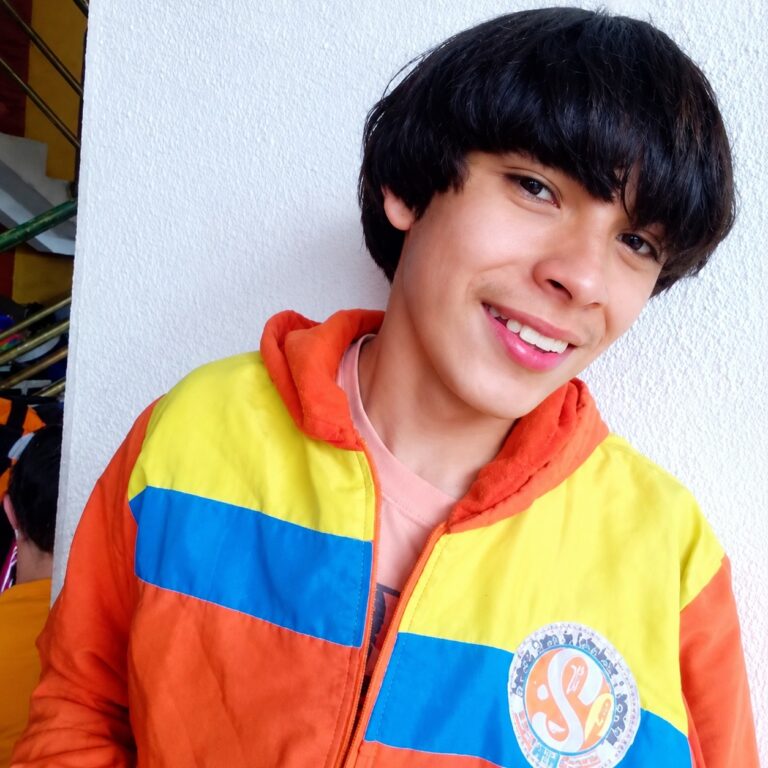 Juan Sebastian, beneficiario de la Fundacion